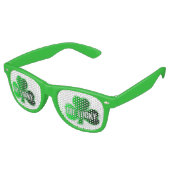 Krijg Lucky St Patrick Retro Party Bril Zonnebril (Gekanteld)