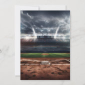 Krijg Mannen Ball Wood Game Team Honkbal 1e Verjaa Kaart (Achterkant)