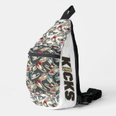 Krijg mijn kicks - Cross body / Sling tas (Rechterhoek)
