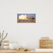 KRIJG MIJN LAGEN UIT! POSTER (Keuken)