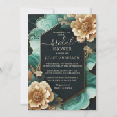 Krijg Monstera Emerald Groen en Goud Vrijgezellenf Kaart (Voorkant)