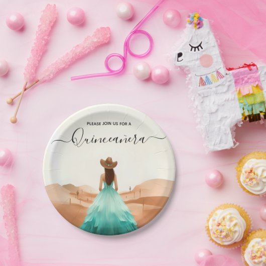 Krijg Natuur Schuur Hout Boho Boerderij Western Qu Papieren Bordje (Feest)