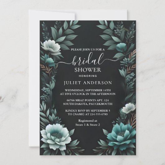 Krijg Natuur Tuin Plant Donkergroen Vrijgezellenfe Kaart (Voorkant)