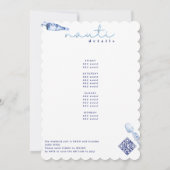 Krijg Nauti Bachelorette Weekend Nautisch Bootfees Kaart (Achterkant)