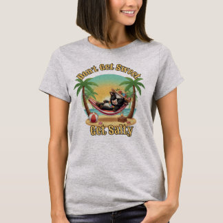 "Krijg Niet Zoete Krijg Zoute" Koe T-shirt