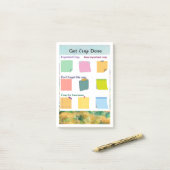 Krijg onzin gedaan Kleurrijke Sticky Notes (Op bureau)