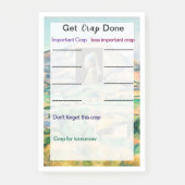 Krijg onzin gedaan Post-it Notes (Voorkant)