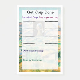 Krijg onzin gedaan Post-it Notes