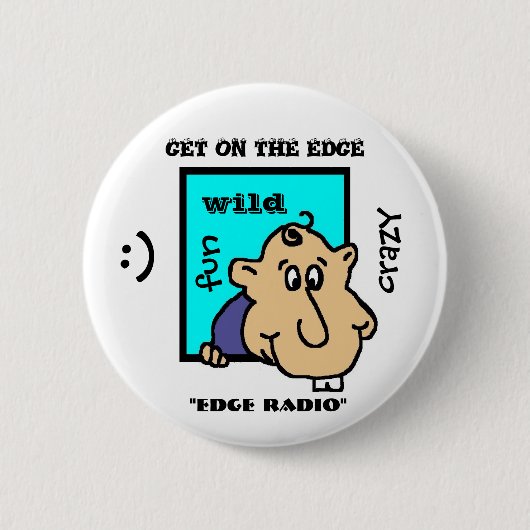 KRIJG OP DE BUTTON EDGE "EDGE RADIO" (Voorkant)