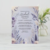 Krijg Plum Herfst Zomer Lavendel Sage Vrijgezellen Kaart (Staand voorkant)