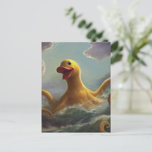 Krijg Quacken Briefkaart (Staand voorkant)