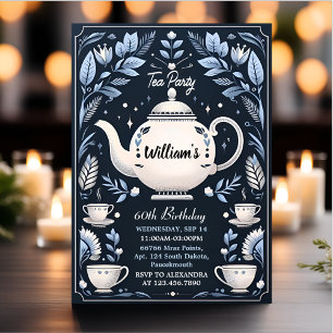 Krijg Royal Chic Volwassen Fairy Tea Party 60ste v Kaart