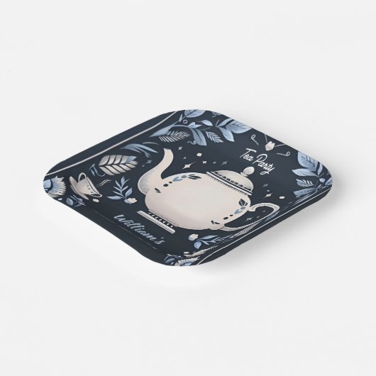 Krijg Royal Chic Volwassen Fairy Tea Party 60ste v Papieren Bordje (Gebogen)