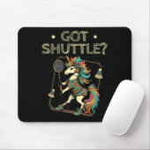 Krijg Shuttle Badminton Player Shuttle Racket 2 Muismat (Met muis)
