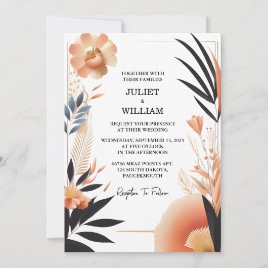 Krijg Sinaasappel 70s 80s 90s roze perzik kleurrij Kaart