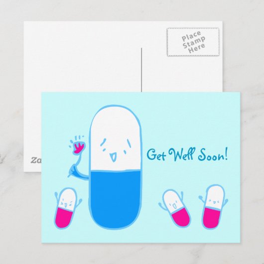 Krijg snel antwoord van medewerkers en voormalige  briefkaart (Voorkant / Achterkant)