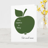 Krijg snel appel kaart (Gele Bloem)