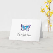 Krijg snel een vlinderkaart kaart (Gele Bloem)