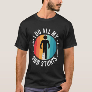Krijg snel goed cadeau Knie Enkel Voet Letsel gebr T-shirt