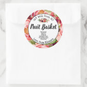 Krijg snel goed Fruit Basket Label (Tas)