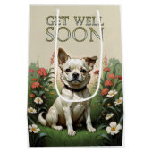 Krijg snel goed hond medium cadeauzakje (Achterkant)