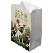 Krijg snel goed hond medium cadeauzakje (Achterkant Gekanteld)