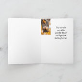 Krijg snel plezier ondersteboven eekhoorn kaart (Binnen)