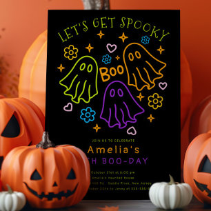 Krijg Spooky Halloween Verjaardag Uitnodiging