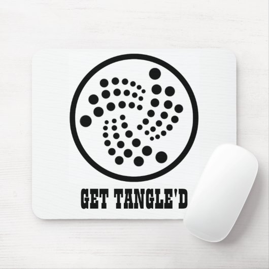 Krijg Tangle'd Mousepad Muismat (Met muis)