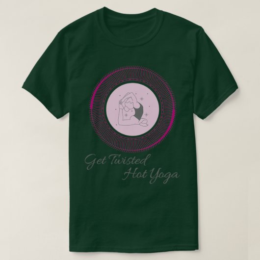Krijg Twisted Hot Yoga Hot Yoga 1 T-shirt (Design voorkant)