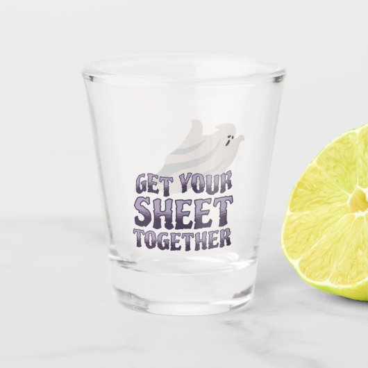 Krijg uw blad samen shot glas (Voorkant)