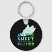 Krijg uw blad samen sleutelhanger (Achterkant)