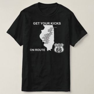 Krijg uw kaarten op Illinois Route 66 T-shirt
