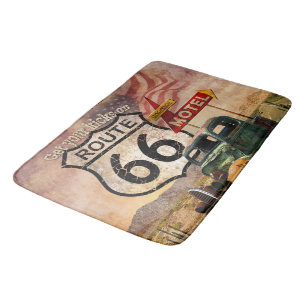 Krijg uw Kicks op Route 66 Badmat