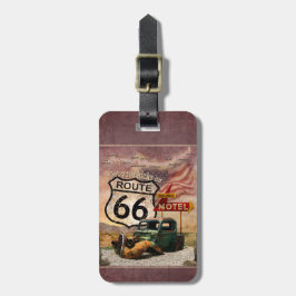 Krijg uw Kicks op Route 66 Bagagelabel