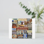 Krijg uw Kicks op Route 66 Briefkaart (Staand voorkant)