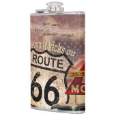 Krijg uw Kicks op Route 66 Heupfles (Links)