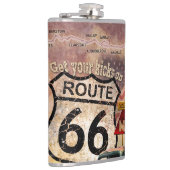 Krijg uw Kicks op Route 66 Heupfles (Rechts)