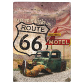 Krijg uw Kicks op Route 66 Klembord (Achterkant)