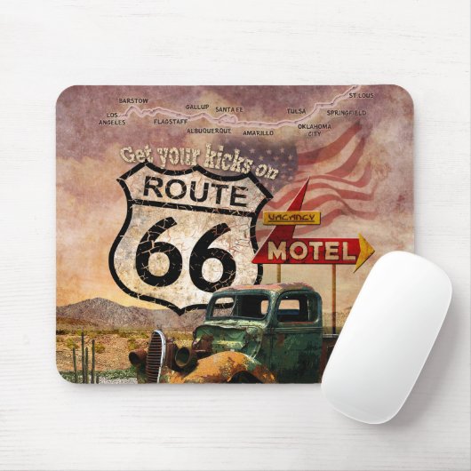 Krijg uw Kicks op Route 66 Muismat (Met muis)