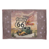 Krijg uw Kikken op Route 66 reversibel Kussensloop (Voorkant-Links)