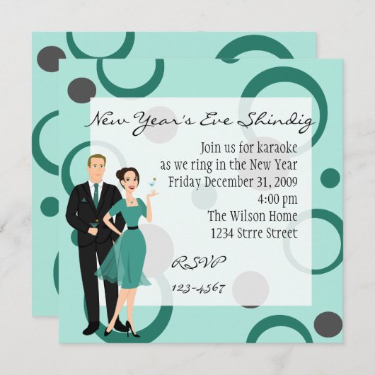 Krijg Uw Martinis Klaar! Kaart (Voorkant / Achterkant)