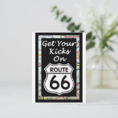 Krijg uw pictogrammen op route 66 met kaart (Staand voorkant)