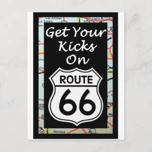 Krijg uw pictogrammen op route 66 met kaart