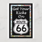 Krijg uw pictogrammen op route 66 met kaart (Voorkant)