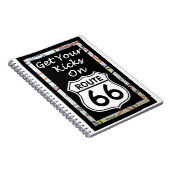 Krijg uw pictogrammen op route 66 met kaart notitieboek (Rechterzijde)