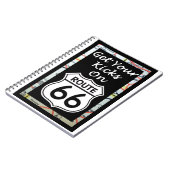 Krijg uw pictogrammen op route 66 met kaart notitieboek (Linkerzijde)