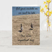 ***KRIJG UW WADDLE OP** EENDEN ZEGGEN "GEWELDIG GE KAART (Gele Bloem)