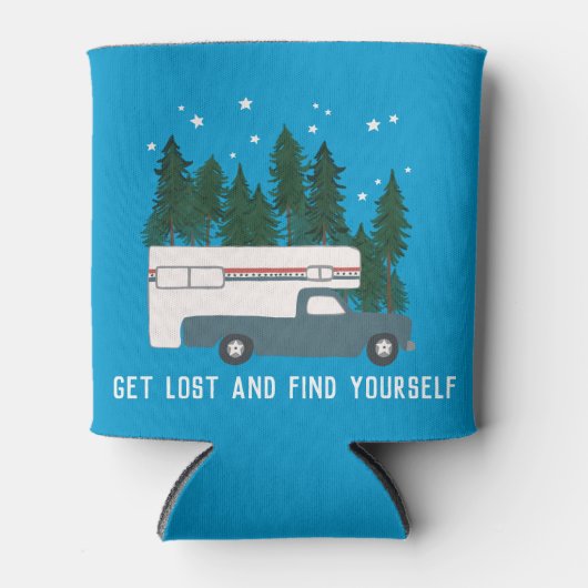 KRIJG VERLIES EN VIND UW EZELF RVing van de Camper Blikjeskoeler (Voorkant)