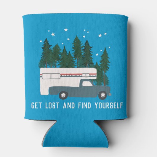 KRIJG VERLIES EN VIND UW EZELF RVing van de Camper Blikjeskoeler (Achterkant)